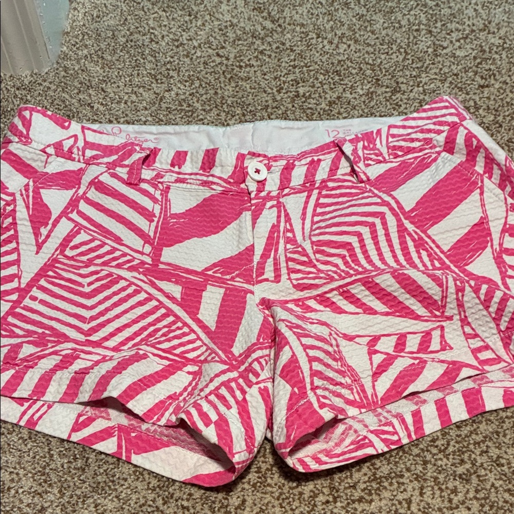 Lilly Pulitzer Pink Geometric Women's Shorts